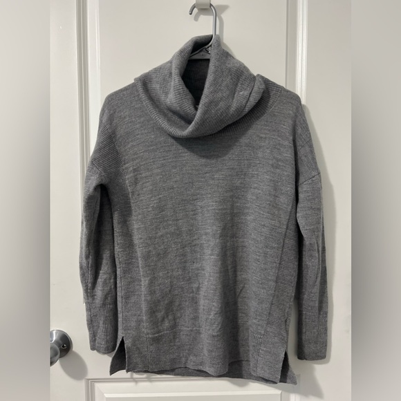 Max Studio Grey Cowl Neck Sweater - Picture 3 of 6